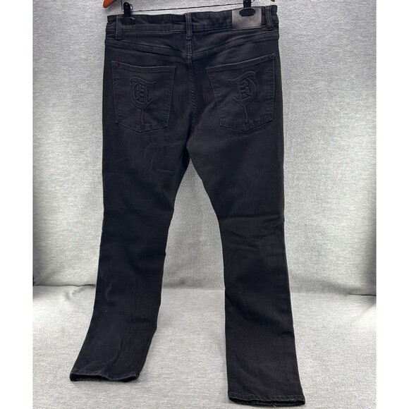 TRNCHS -  Men's Black Distressed size 36 Jeans  A21 - Picture 2 of 12